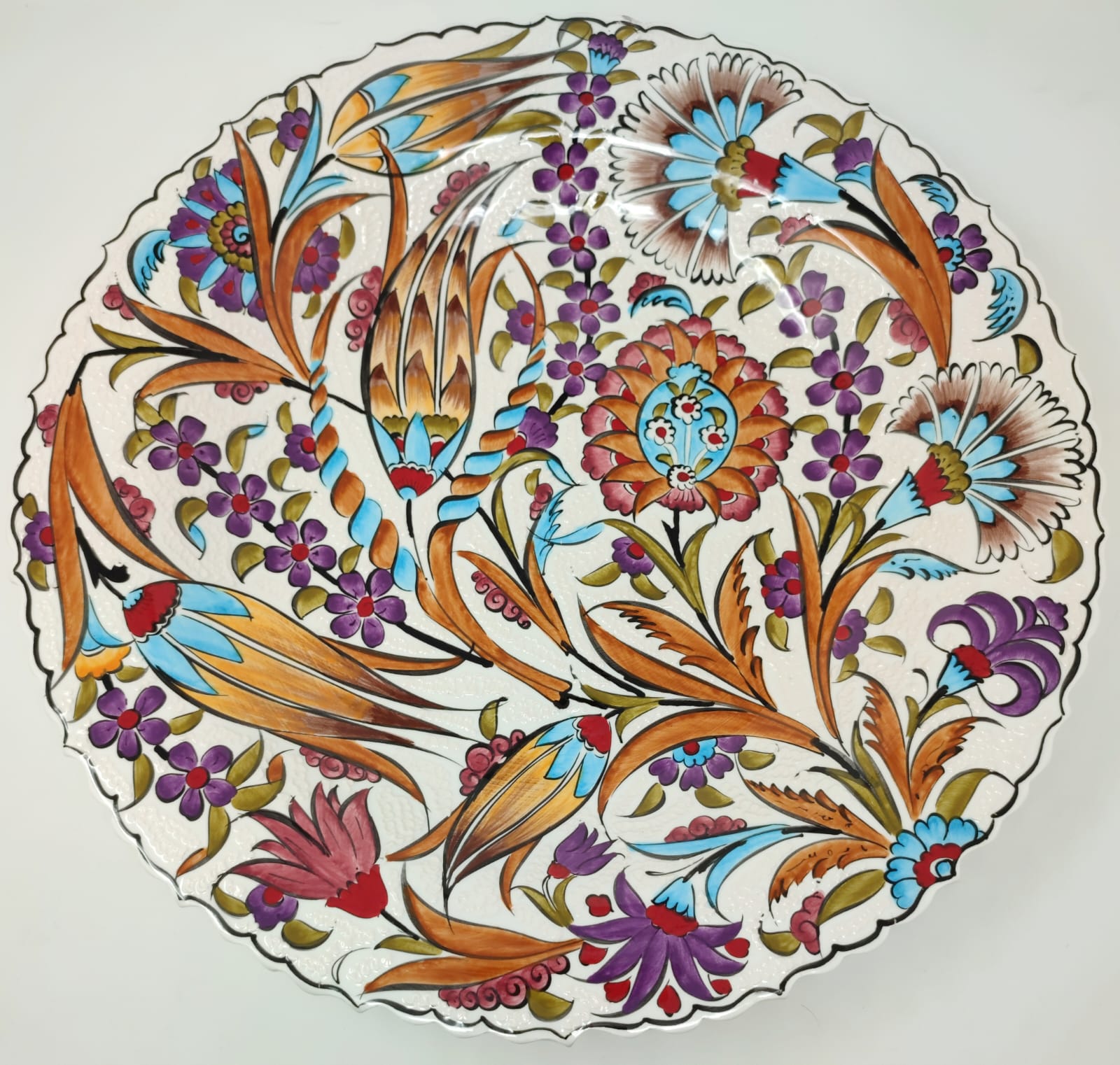 Hand Made Plate 40 cm 1069 