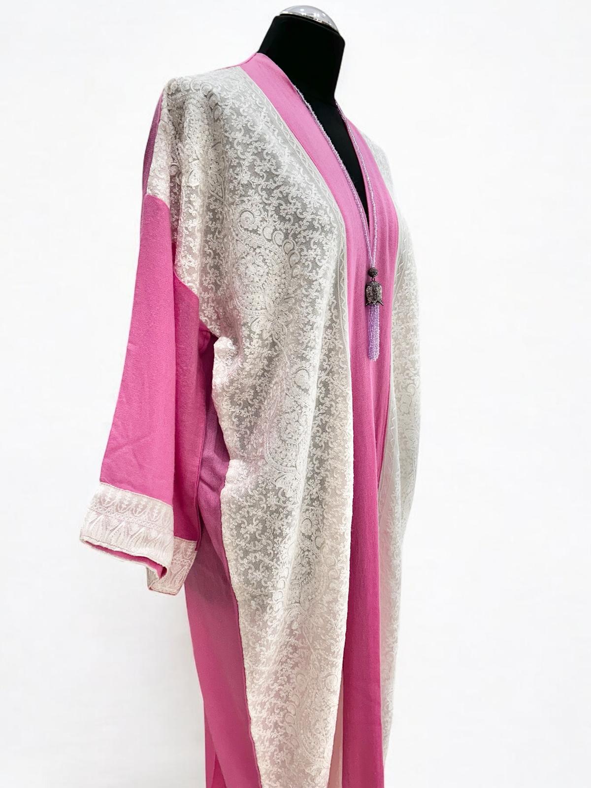 Embroidered Cashmere Kaftan 3001