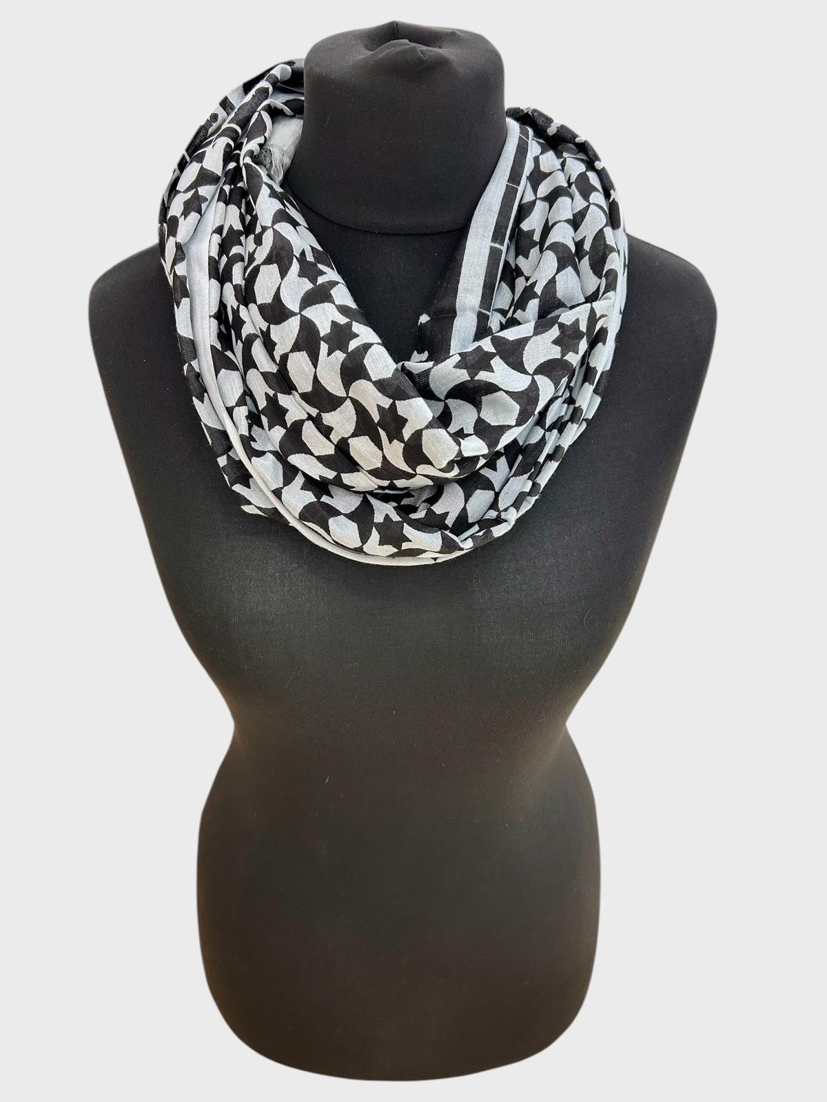 Andalusian Pattern Cotton Scarf Offer 2121